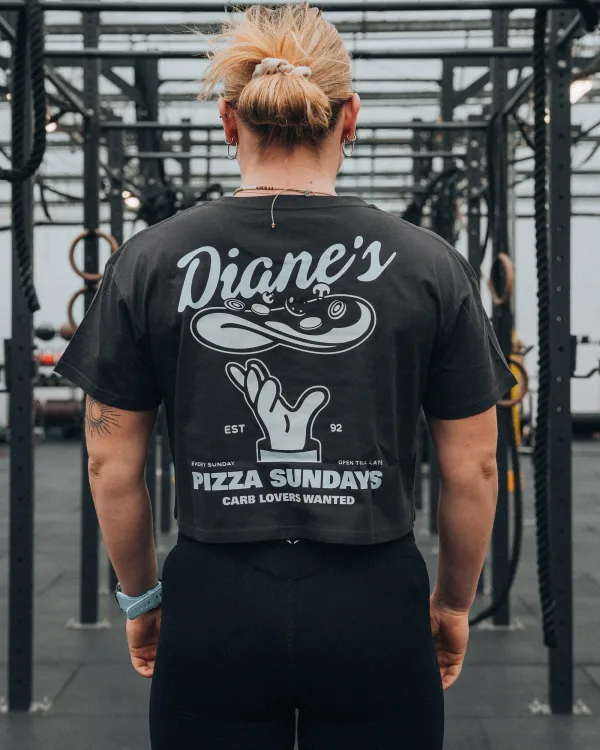 Dianes Pizza Crop Tee