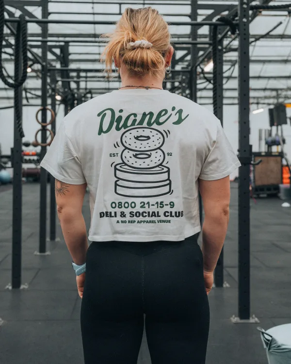 Dianes Bagels Crop Tee